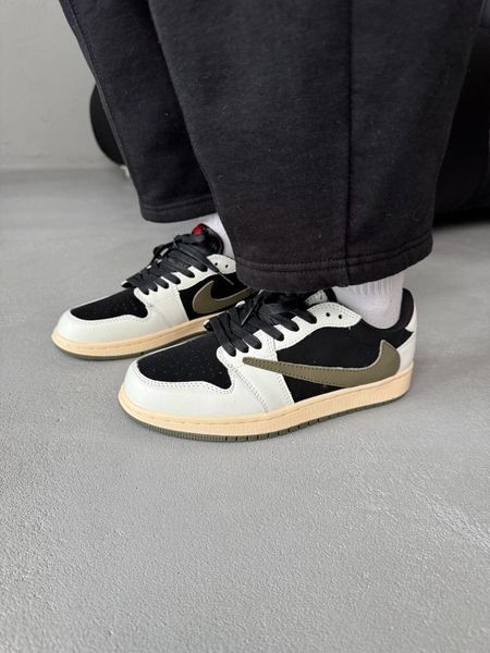 Nike Air Jordan 1 Low x Travis Scott Olive nik-0535-975180 фото