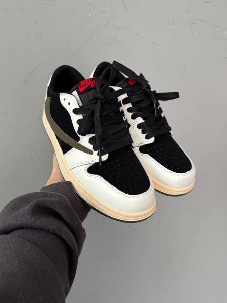 Nike Air Jordan 1 Low x Travis Scott Olive nik-0535-975180 фото