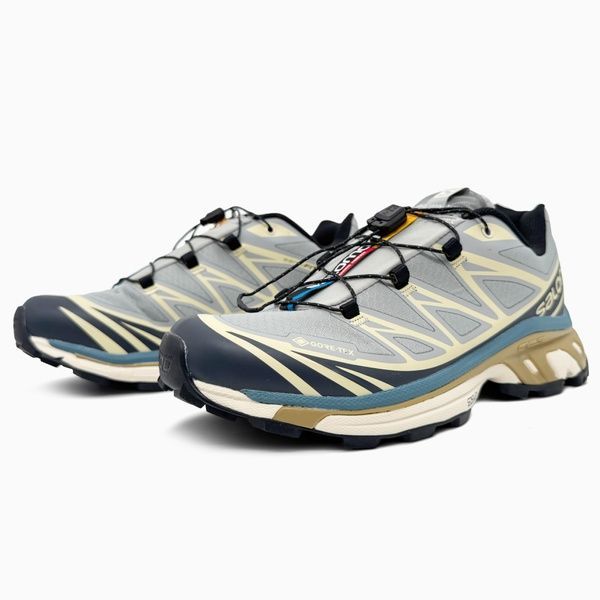 Salomon XT-6 Blue/Beige Gore-Tex slm-0061-1238326 фото