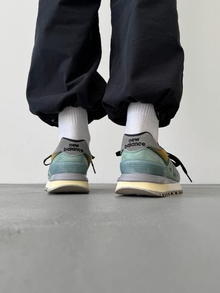 New Balance 574 Legacy Stone Island Olive/Yellow nbl-0309-893535 фото