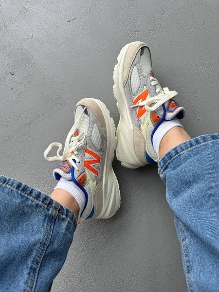 New Balance 990 V6 Beige/Blue/Orange nbl-0255-620835 фото