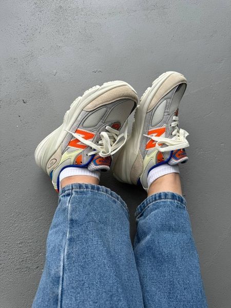 New Balance 990 V6 Beige/Blue/Orange nbl-0255-620835 фото