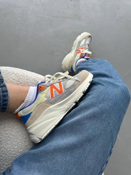 New Balance 990 V6 Beige/Blue/Orange nbl-0255-620835 фото