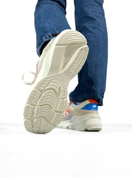 New Balance 990 V6 Beige/Blue/Orange nbl-0255-620835 фото