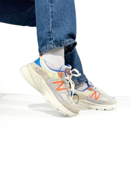 New Balance 990 V6 Beige/Blue/Orange nbl-0255-620835 фото