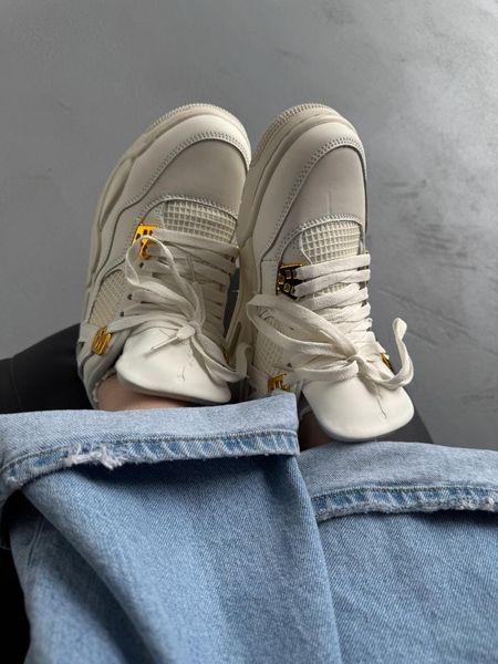 Nike Air Jordan 4 Retro Metallic Gold nik-0800-1524177 фото
