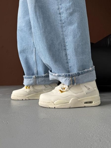 Nike Air Jordan 4 Retro Metallic Gold nik-0800-1524177 фото
