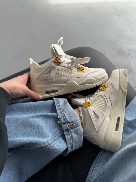 Nike Air Jordan 4 Retro Metallic Gold nik-0800-1524177 фото