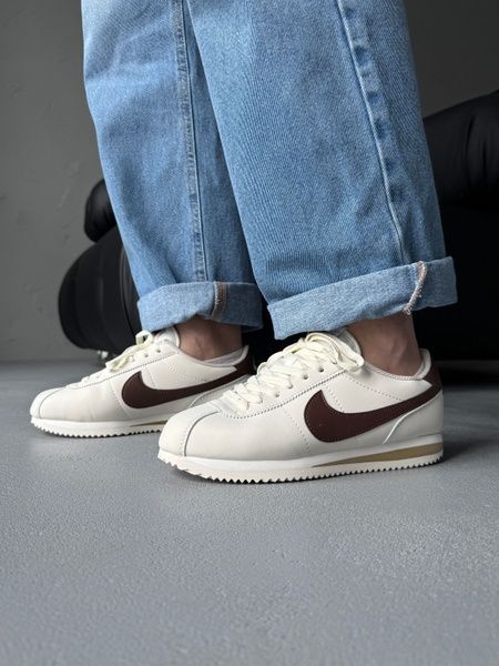 Nike Cortez Beige/Brown nik-0645-1142946 фото
