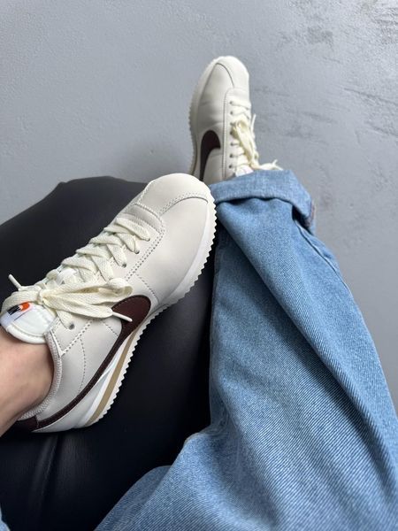 Nike Cortez Beige/Brown nik-0645-1142946 фото
