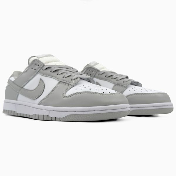 Nike Dunk Low Light Grey/White nik-0395-477994 фото