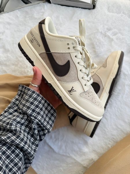Nike SB Dunk Low x Louis Vuitton Grey/Black nik-0613-1070648 фото