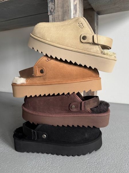 Ugg Lanah Clog Platform Brown ugg-0119-1311145 фото