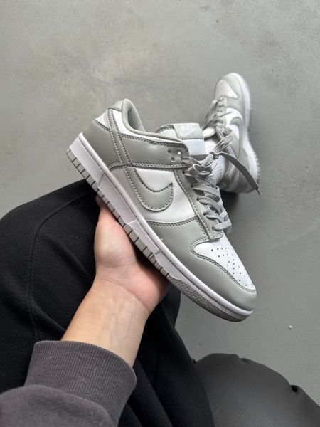 Nike Dunk Low Light Grey/White nik-0395-477994 фото