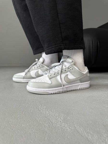 Nike Dunk Low Light Grey/White nik-0395-477994 фото