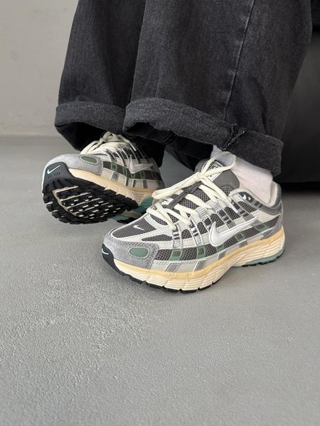 Nike P-6000 Premium Casual Shoes Grey nik-0539-975370 фото