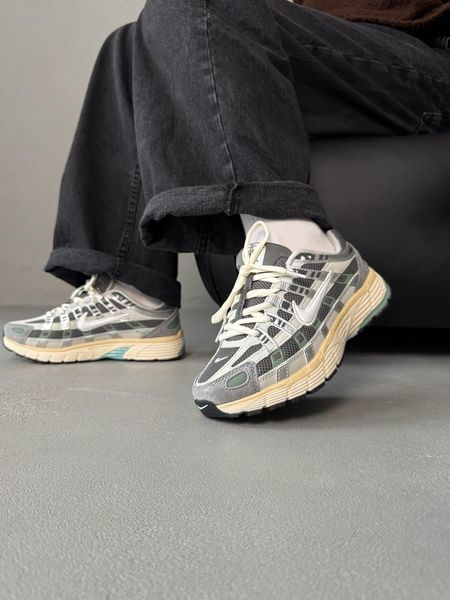 Nike P-6000 Premium Casual Shoes Grey nik-0539-975370 фото