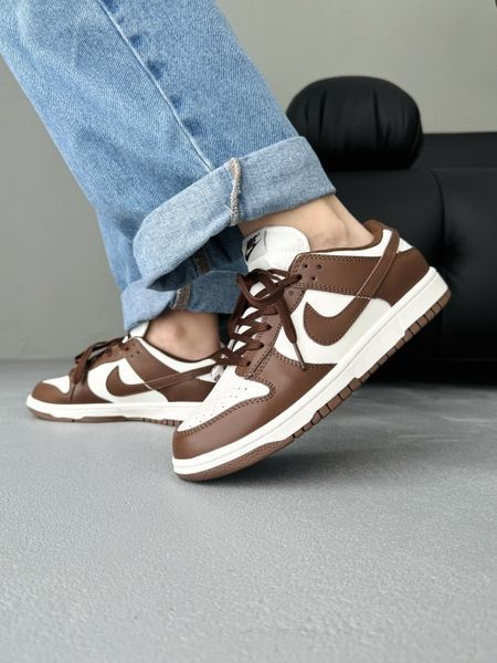 Nike SB Dunk Low Brown/White nik-0640-1105904 фото