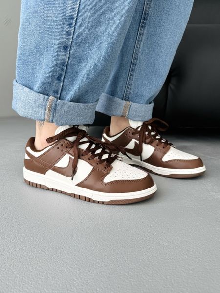 Nike SB Dunk Low Brown/White nik-0640-1105904 фото