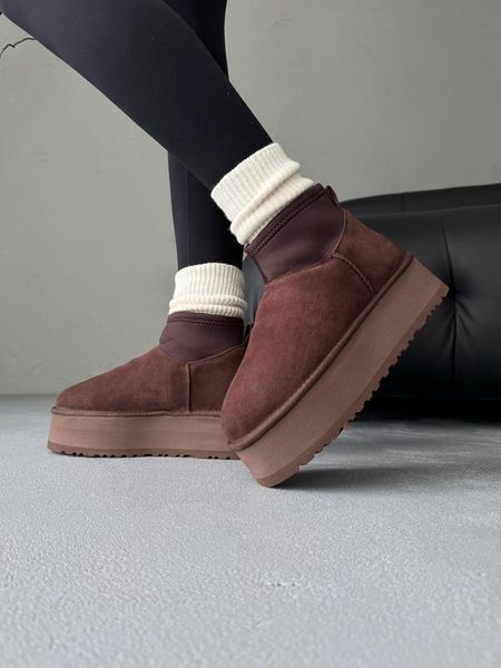 Ugg Classic Dipper Low Brown ugg-0130-1322673 фото