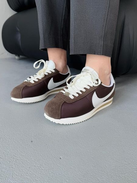 Nike Cortez Brown/White nik-0596-1050130 фото