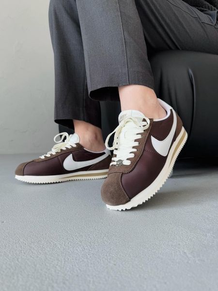 Nike Cortez Brown/White nik-0596-1050130 фото