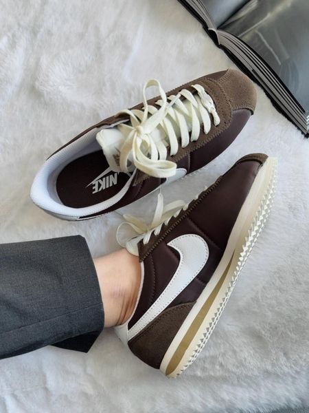 Nike Cortez Brown/White nik-0596-1050130 фото