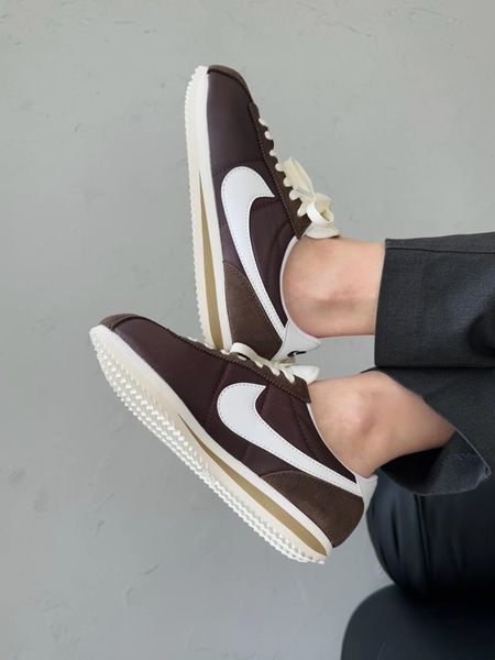 Nike Cortez Brown/White nik-0596-1050130 фото