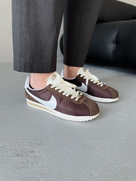 Nike Cortez Brown/White nik-0596-1050130 фото