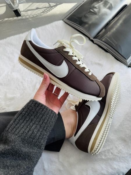 Nike Cortez Brown/White nik-0596-1050130 фото