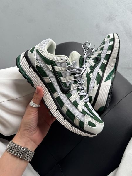 Nike P-6000 White/Green nik-0652-1173609 фото