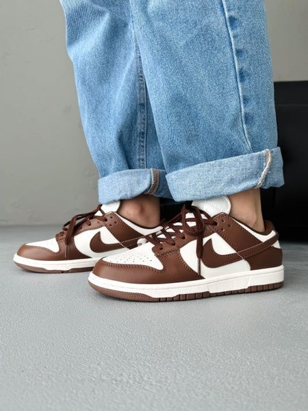 Nike SB Dunk Low Brown/White nik-0640-1105904 фото
