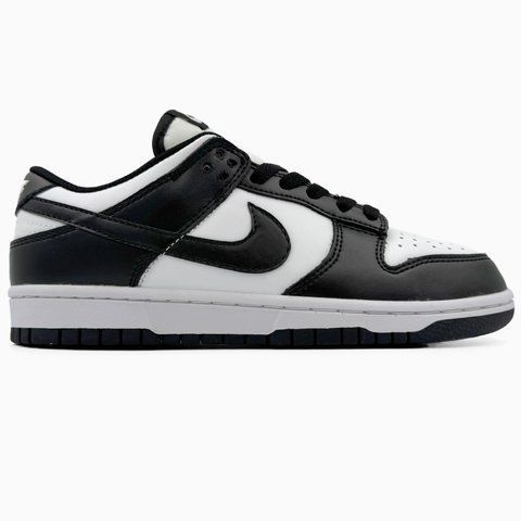 Nike Dunk Low White/Black nik-0392-468247 фото