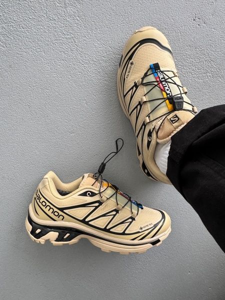Salomon XT-6 Beige Gore-Tex slm-0062-1238482 фото