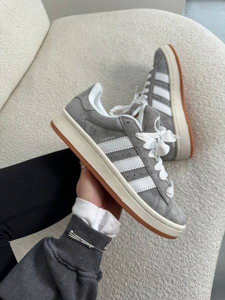 Adidas Campus 00s Grey/White adi-0352-467377 фото