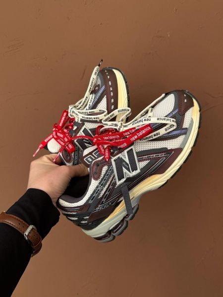 New Balance 1906A Grey/Burgundy Extreme Laces nbl-0479-1454890 фото