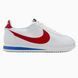 Nike Cortez Basic White/Red nik-0508-901524 фото 1