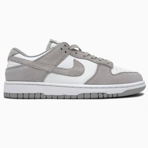 Nike SB Dunk Low White/Grey Textile nik-0639-1105893 фото
